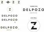 Realización y desarrollo del logotipo del estudio de arquitectura Delpozo